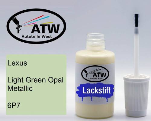 Lexus, Light Green Opal Metallic, 6P7: 20ml Lackstift, von ATW Autoteile West.